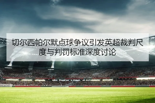 切尔西帕尔默点球争议引发英超裁判尺度与判罚标准深度讨论 | kaiyun